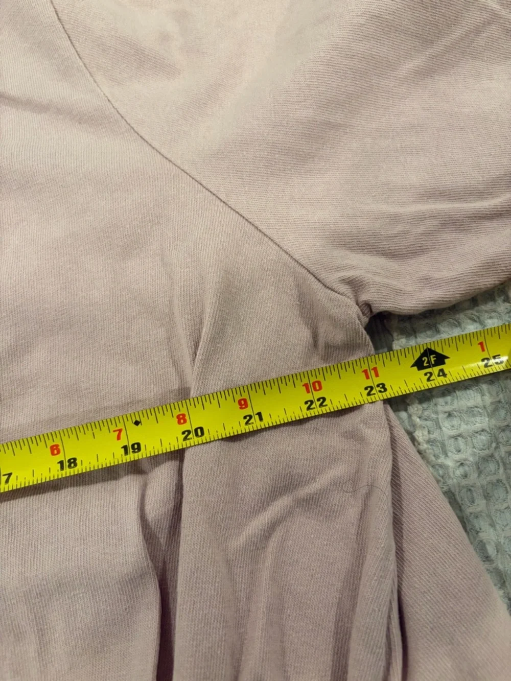 Easel Women’s Peplum Blouse Light Pink Ruffle Sleeve Hem Cotton Large - Picture 4 of 6